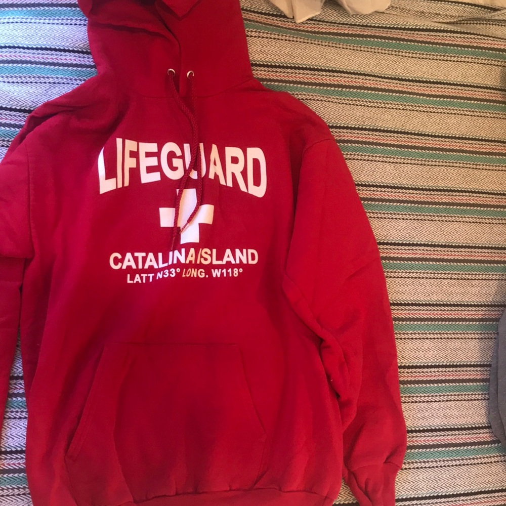 Red Lifeguard Sweatshirt